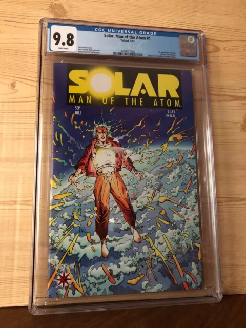 Solar Man of the Atom #1 CGC 9.8 1st app Solar 8 pg insert by Barry-Winsor Smith