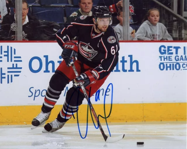 Rick Nash Signed 8X10 Photo Photograph Columbus Blue Jackets Coa