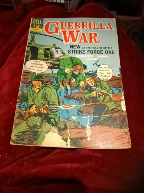 Guerrilla War #13 (1965) DELL COMICS Silver Age Vietnam Stories The Nam!