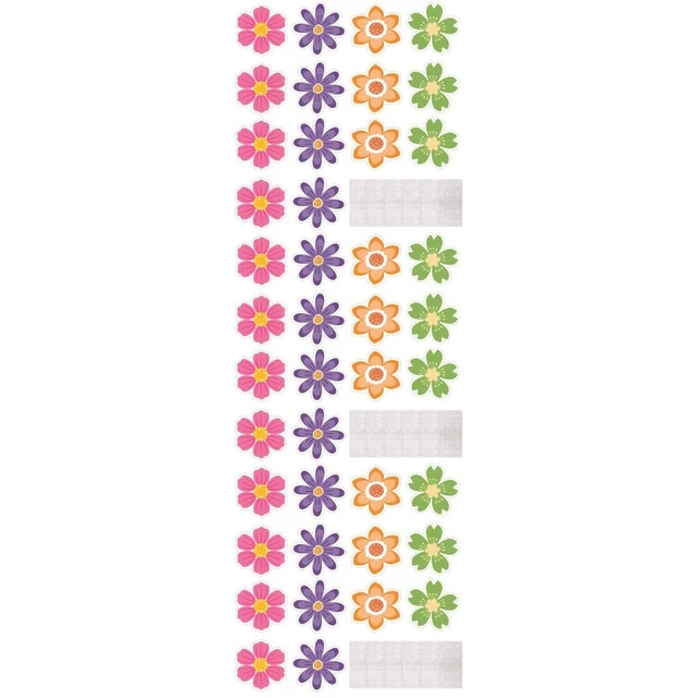 3 SETS CARTOON Shape Paper Cutouts Flower The Flowers Wallpaper £27.65 ...