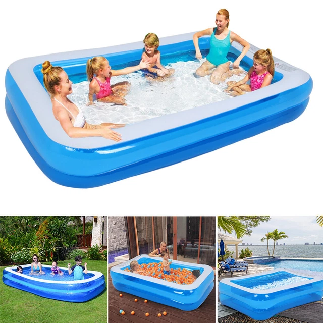 LARGE INFLATABLE SPLASH Paddling Pool Outdoor Water Play Inflating