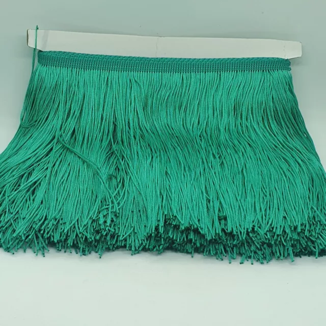 1m 15cm drop Tassel Fringe / Fringing Trim lace trimming Emerald Green