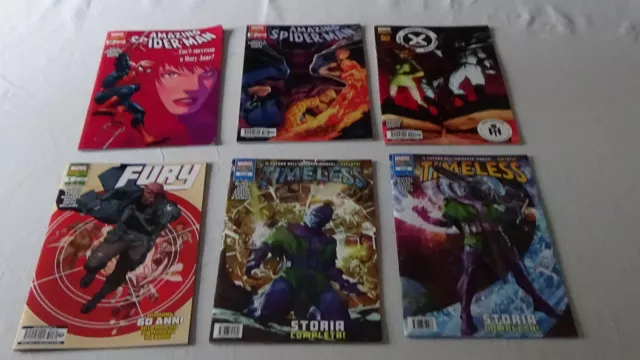 Lotto Fumetti Marvel (Spider-Man, X-Men, Kang & Nick Fury)