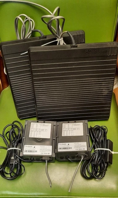 Two Checkpoint Systems IX 5 MODE UNIVERSAL Deactivators + Two 12" x 12" Pads