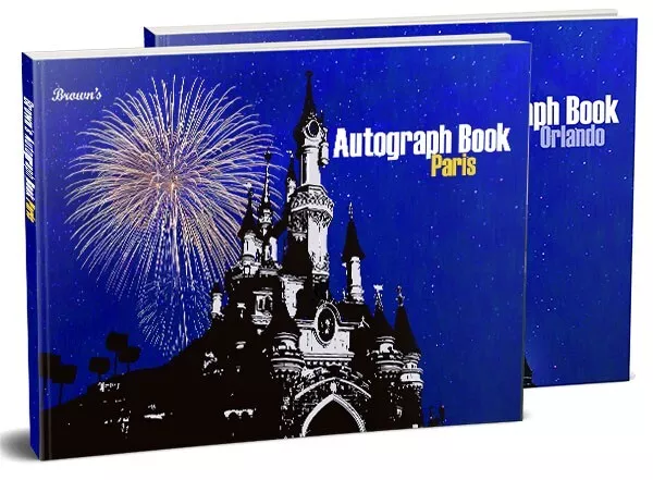 Personalised Disney Autograph & Photo Book 2023/24 Land World Paris Orlando