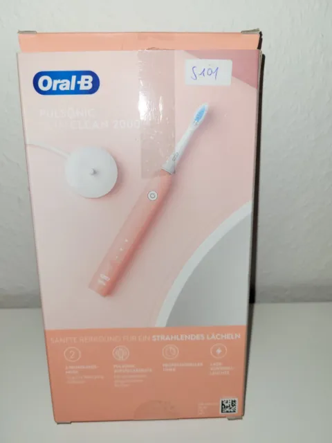 Oral-B Pulsonic Slim Clean 2000 Elektrische Zahnbürste - Pink