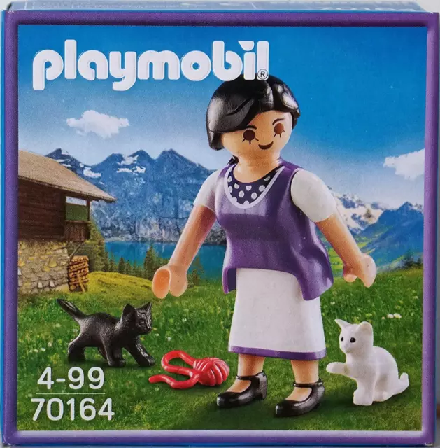 Playmobil 70164 Bäuerin Mit Kätzchen / Milka Exclusiv