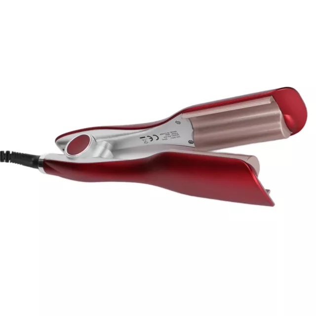 Curling Iron Automatic 5 Modes Adjustable Lightweight Portable Red Hair Curl NDE