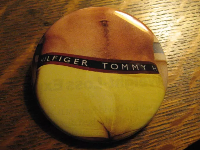 TOMMY HILFIGER MEN'S Yellow Boxer Briefs Advertisement Lipstick Pocket ...