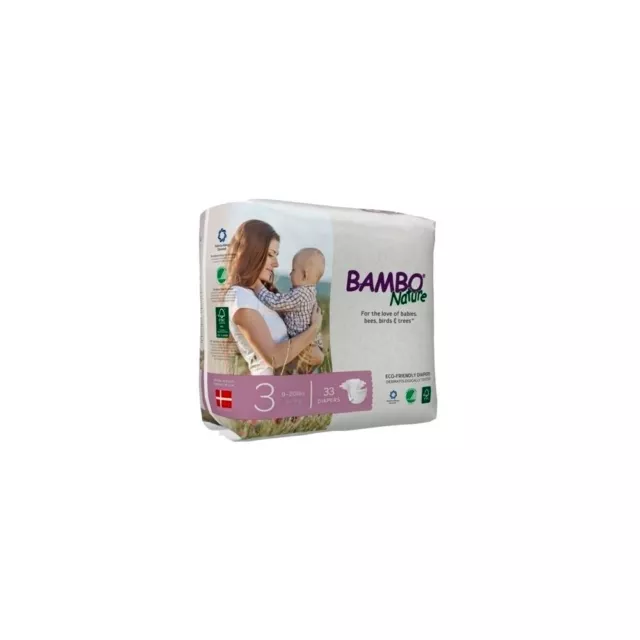 Abena Bambo Nature Diapers Size 2, 30/Bag