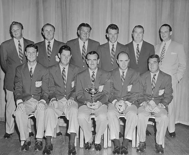 Ryder Cup Golf Team in 1953 - Members of the Ryder Cup golf te - 1953 Old Photo