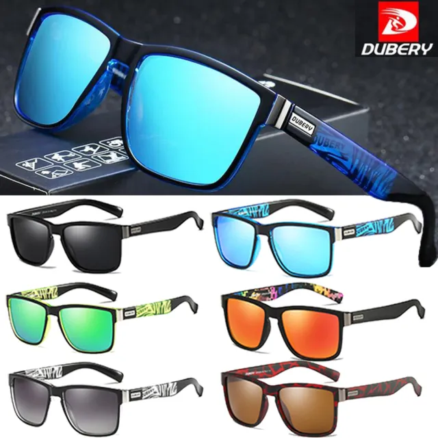 DUBERY Man Sunglasses Polarized UV400 Glasses Sport Fishing Eyewear Xmas Gift