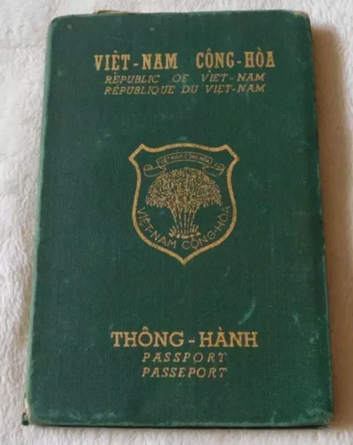 VIET NAM complete 1967 PASSPORT GB Foreign Service Revenues trip to Hong Kong
