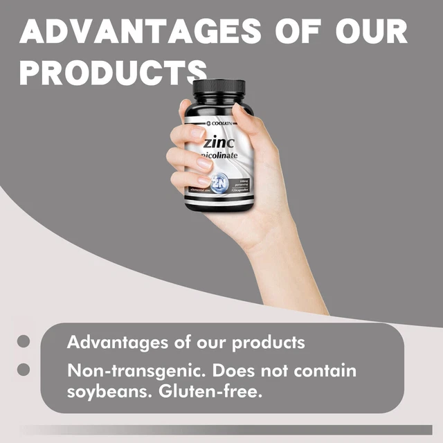 ZINC PICOLINATE 100MGIMMUNE Support & Skin Health,Absorption