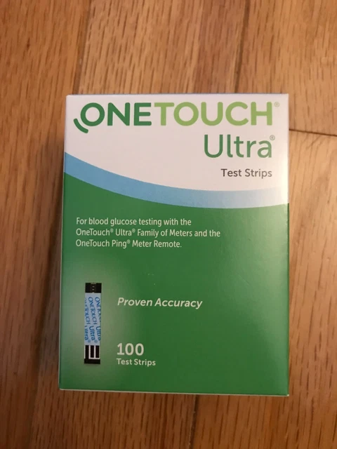 One touch ultra 100 tiras reactivas nuevas selladas exp 10/23