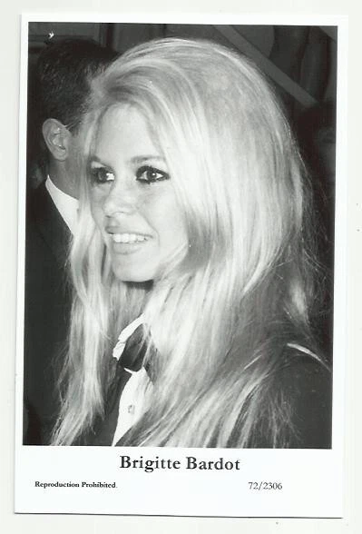 Bx12) Brigitte Bardot Swiftsure Photo Postcard (72/2306) Filmstar  Pin Up Glamor