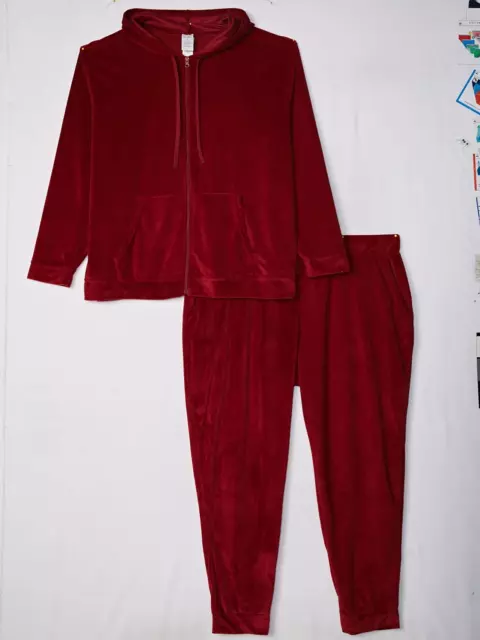 Wright'S Womens Velour Tracksuit 2 Piece Zip up Hoodie and Jogger