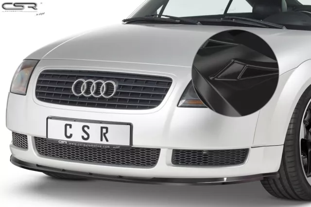 Cup Spoiler Lippe Front Schwert Glossy für Audi TT 8N CSL011-G