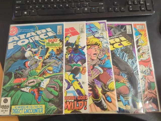 DC Comics - Atari Force Comic Lot (2, 3, 4, 14, 17)