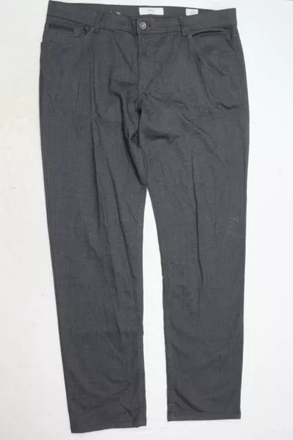 BRAX Cooper Fancy Chino Pants Mens 42x34 Gray Regular Fit Cotton Stretch Casual