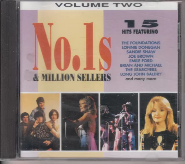 NO. 1's & MILLION SELLERS CD THE FOUNDATIONS LONNIE DONEGAN SANDIE SHAW & BALDRY