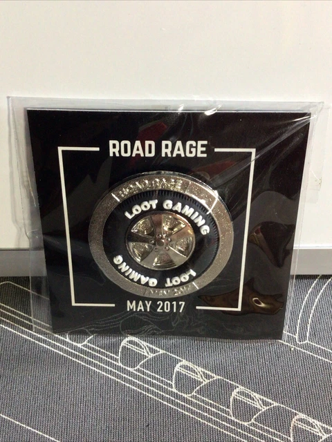LOOT CRATE ROAD Rage Pin - May 2017 - Exclusive - Loot