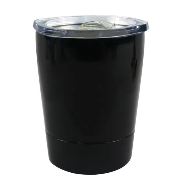 8oz Mini Thermos Car Coffee Mug Insulated Black Tea Cup w/ Splash Proof Lid #XJ4