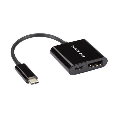 Black Box VA-USBC31-DP4KC USBC TO DISPLAYPORT 4K60 +  60W PD CHARGE ADAPTER ~E~