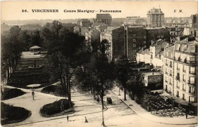 CPA AK VINCENNES Cours Marigny Panorama (672344)