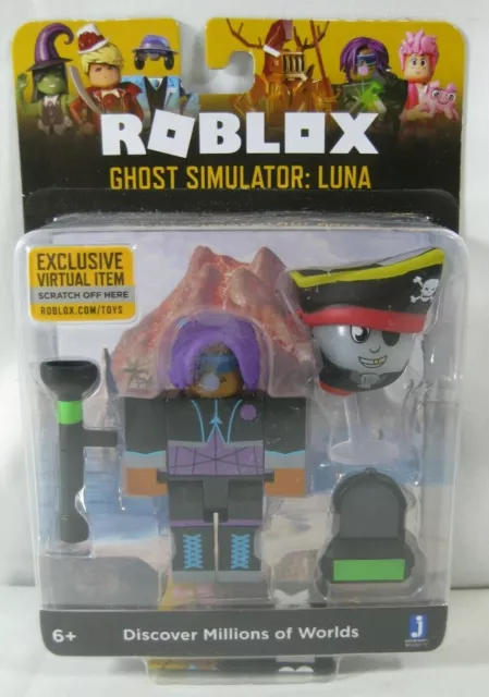 ROBLOX Celebrity Core Pack GHOST SIMULATOR LUNA Mini Figure Virtual - New SEALED