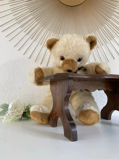 Ancien Ours En Peluche Vintage - 38 Cm, Doudou Range Pyjama, Sans Marque