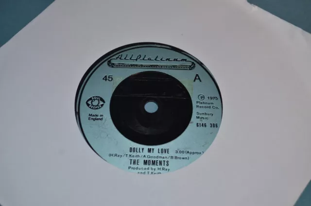 The Moments – Dolly My Love - 7" Vinyl 1975