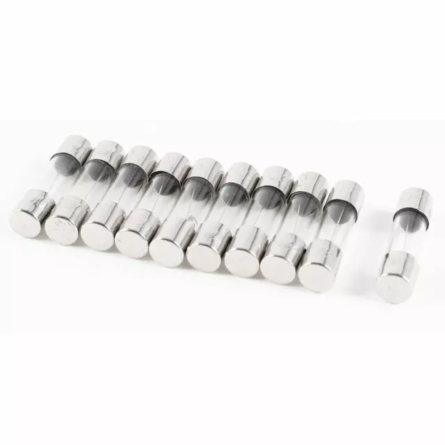 10 Pièces Coup Rapide Type Tube En Verre Fusibles 5x20mm 250V 6,3A