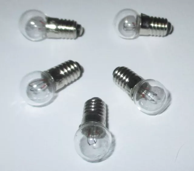 Ersatzlampen für Modellhäuser E5.5 - 19V  -  5 Stück   "NEU"