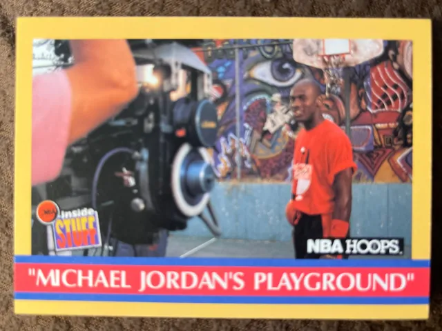 MICHAEL JORDAN 1990-91 NBA Hoops # 382 Michael Jordans Playground ...