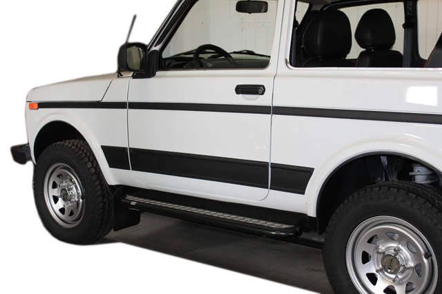Barre Di Protezione Braccio Larghe Complete In Set Larghe Lada Niva Nero/Neutro