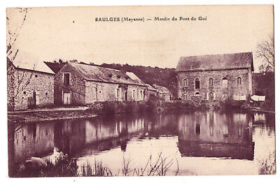 CPA 53 - SAULGES (Mayenne) - Moulin du Pont du Gué - Ed. Joublin