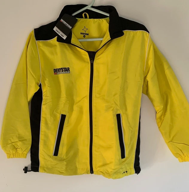 Giacca sportiva tedesca di alta qualità. Colore: giallo taglia: 140 (10y) nuovo con etichette