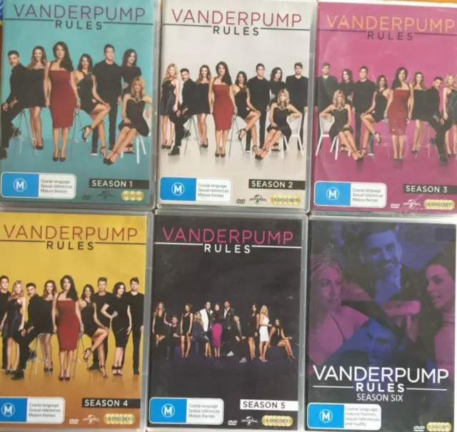 VANDERPUMP RULES season 1 2 3 4 5 6 THE COMPLETE SERIES 31 discs DVD region 4