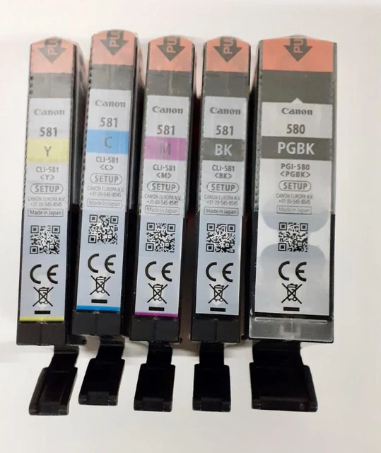 Cartucce PGI-580 CLI-581 Cartucce Stampanti Compatibili Canon PGI-580 E CLI-581 - Per Stampanti PIXMA TR7550, TR8550, TS6 E Altre Cartucce Per TR8550 - Foto 7