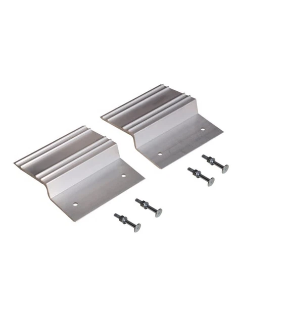 2 pc 8" Aluminum Ramp Top Metal Plate Kit for Loading RV Trailer Truck Van ATV
