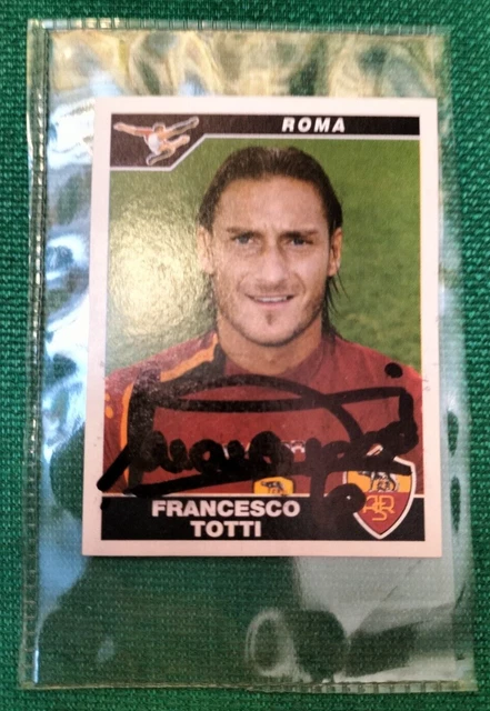 Carte Rookie Totti Coppa Italia 1993 Signée - Roma Vs Padova, Autographe