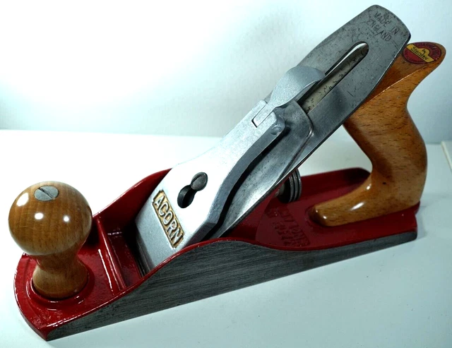 Vintage ACORN No 4 Woodworking Carpenters Wood Plane Clean 1960s Stanley