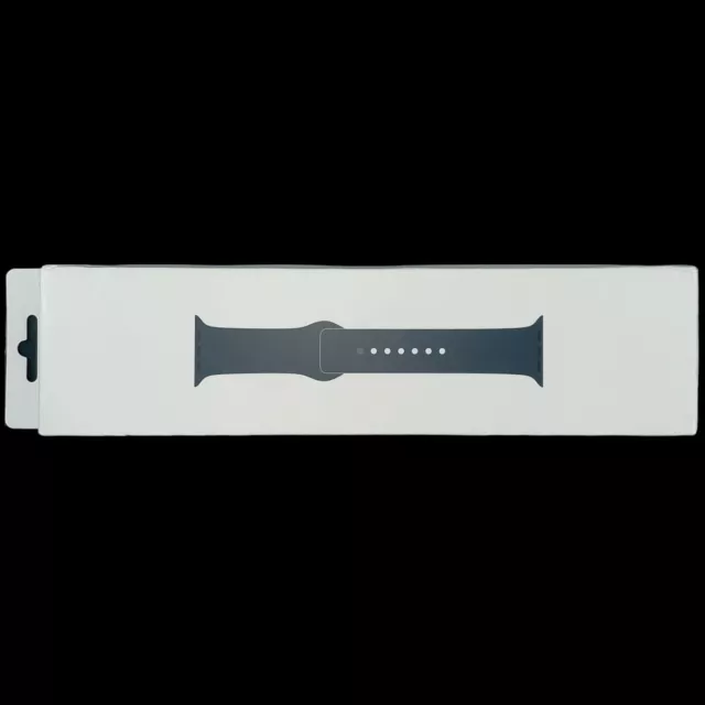 Genuino Apple Watch 42mm 44mm 45mm 5 6 7 8 9 SE Ultra Deportivo Banda Negro Medianoche