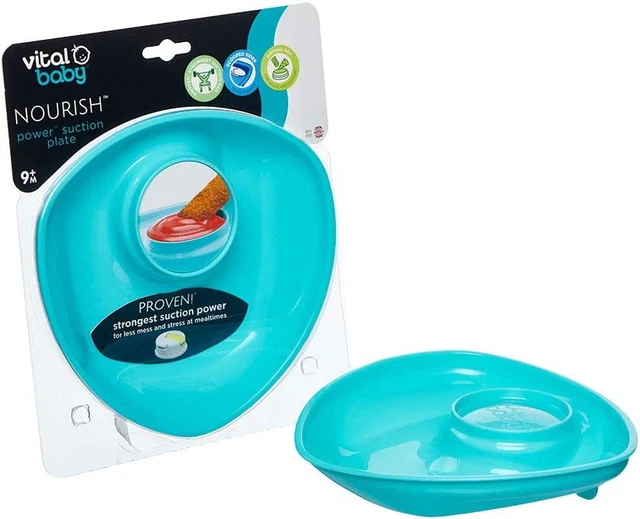 Vital Baby Nourish Power Suction Plate – Baby Led Weaning and Feeding Plate - 4