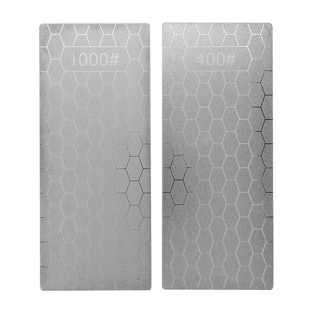 2PCS Diamond Sharpening Stone, Whetstone Honeycomb Surface Diamond Sharpene B8Z8