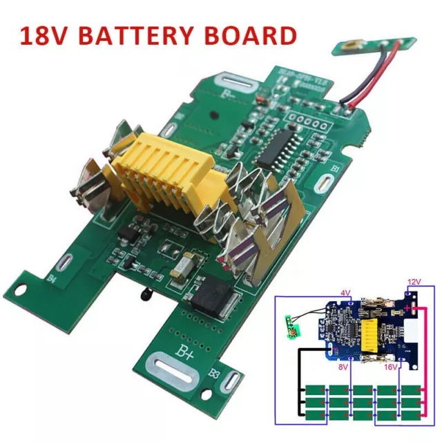 18V Chip Circuit Board Battery Rechargeable PCB Replacement For Makita BL1830 BL