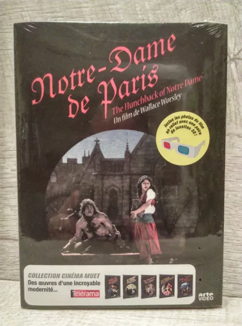 👉 DVD FILM de CINEMA MUET / NOTRE DAME DE PARIS / VERSION 1923 RESTAUREE / RARE