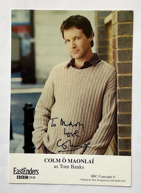 COLM O MAONLAI Genuine Handsigned Eastenders Castcard 6 x 4