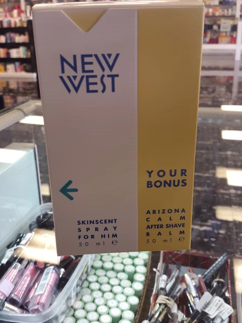 New West Skinscent Spray For Him 50 Ml & Arizona Calm After Shave 50 Ml New West Skinscent Spray For Him 50 Ml & Arizona Calm After Shave 50 Ml